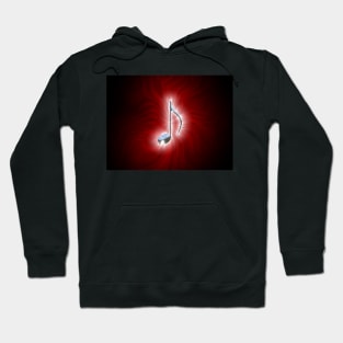 Radiating Music Red Hoodie